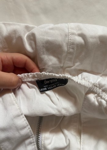 beyaz keten tulum - Görsel 2