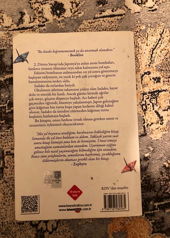 Sadako ve Kağıttan Bin Turna Kuşu - Eleanor Coerr - Görsel 2