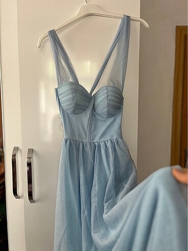 Mavi elbise - Görsel 6