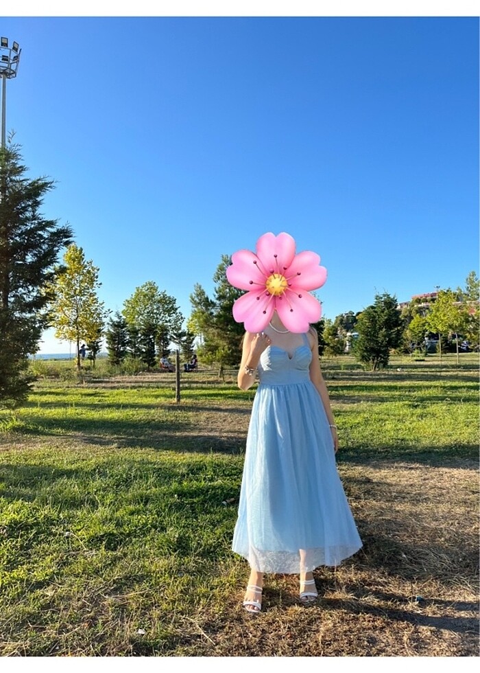 Mavi elbise - Görsel 2