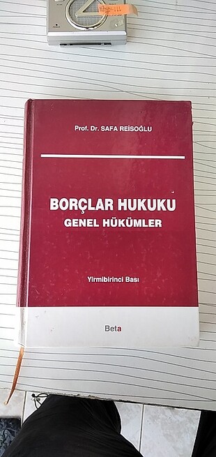 Borçlar Hukuku Genel Hükümler/ Prof. Dr. Safa Reisoglu