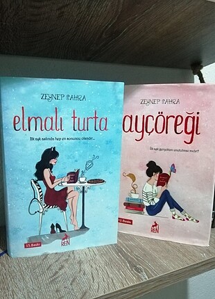  Beden ayçöreği ve elmalı turta 2 kitap ayraçlı