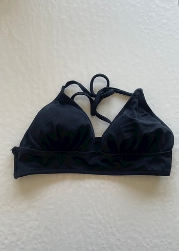 Siyah Goth Tarzı Spor Bikini Üstü