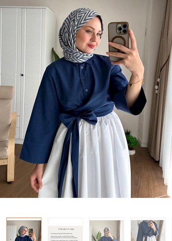 Trend etek üstü gömlek