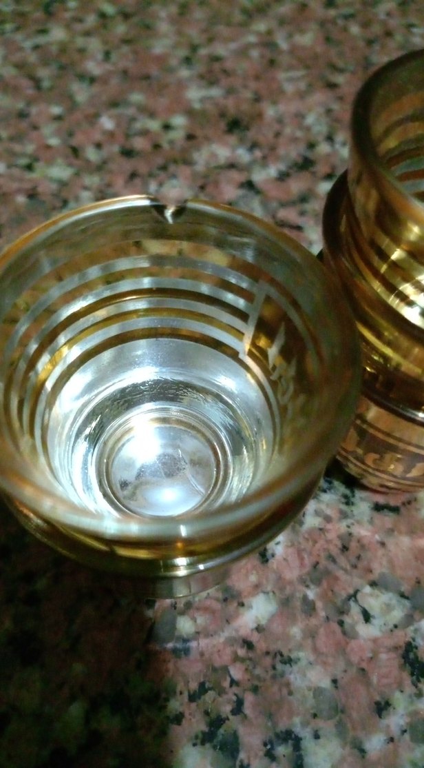 Altın Renkli 5'li Dekoratif Bardak Seti zemzem lik - Görsel 4