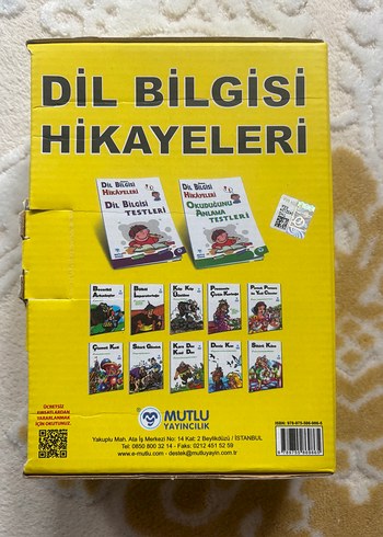  Mutlu Yayıncılık 10lu Dil Bilgisi Hikayeleri Kitap Seti