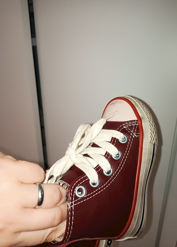 Kız Çocuk Bordo Bağcıklı Vicco Spor Ayakkabı - Görsel 5