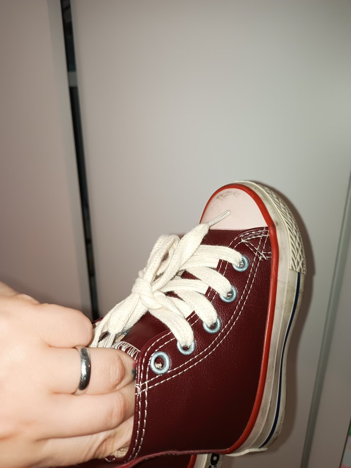 Kız Çocuk Bordo Bağcıklı Vicco Spor Ayakkabı - Görsel 5