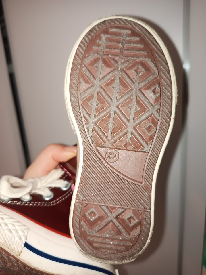 Kız Çocuk Bordo Bağcıklı Vicco Spor Ayakkabı - Görsel 3