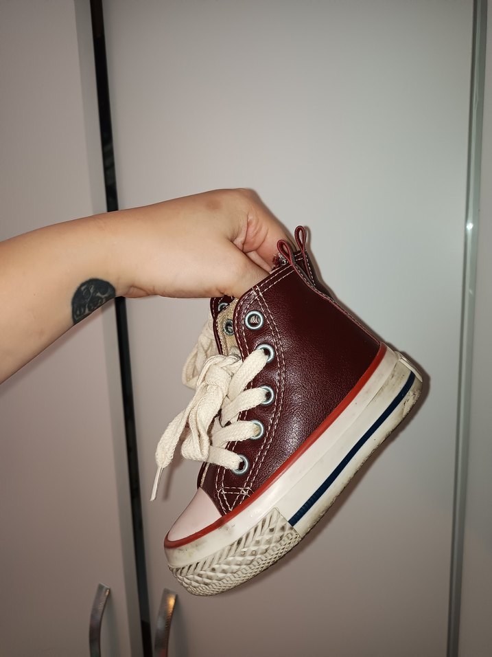 Kız Çocuk Bordo Bağcıklı Vicco Spor Ayakkabı - Görsel 4