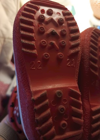 Kırmızı Orjinal Minnie çizme - Görsel 2