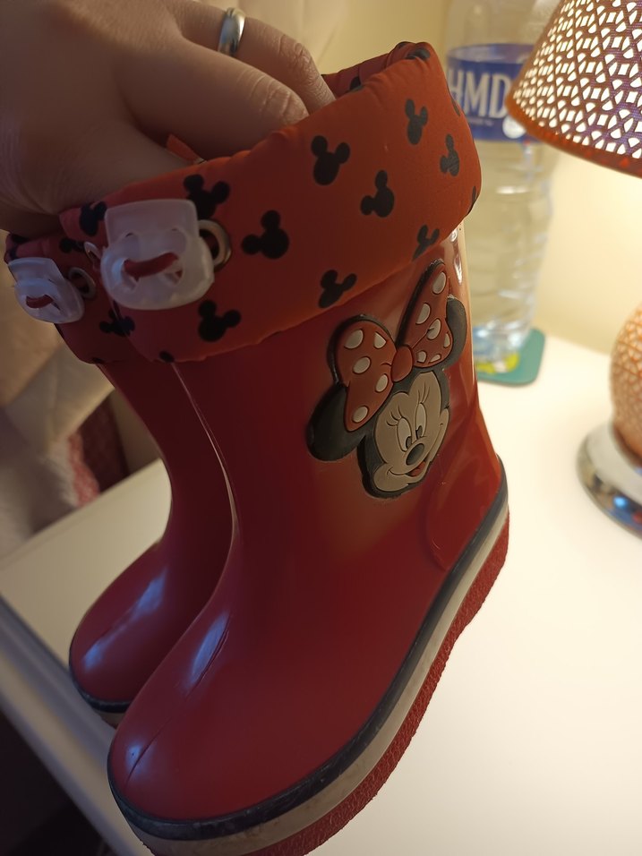 Kırmızı Orjinal Minnie çizme - Görsel 4