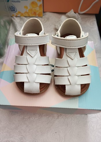 MACCO 21 numara kız/erkek beyaz yazlik ayakkabı - Görsel 5