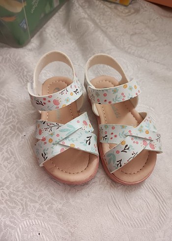 Beyaz Erkek /kiz unisex Çocuk Spor Ayakkabı Velcro - Görsel 13