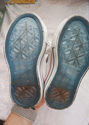 Beyaz Erkek /kiz unisex Çocuk Spor Ayakkabı Velcro - Görsel 6