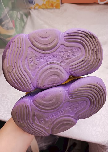 Beyaz Erkek /kiz unisex Çocuk Spor Ayakkabı Velcro - Görsel 8