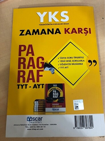  Paragraf soru bankasi oscar yayinlari