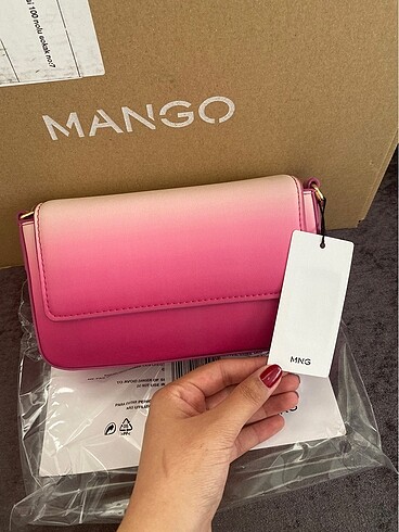 Mango Mango Degrade Pembe Kol Çantası