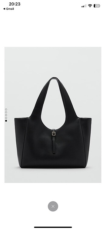 Mango toka detaylı shopper çanta
