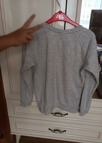 LC Waikiki Gri Çocuk Uzun Kollu Sweatshirt