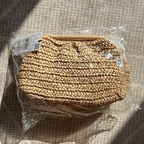 Beden camel Renk Mango Clutch Çanta