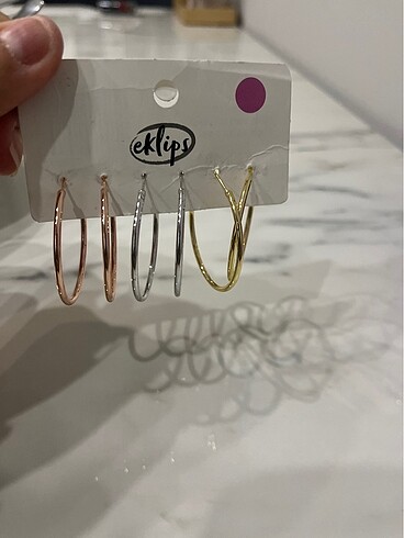 6lı halka küpe