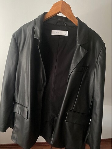 bershka deri blazer ceket