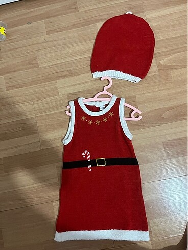 24-36 Ay Beden Bebek Noel elbisesi