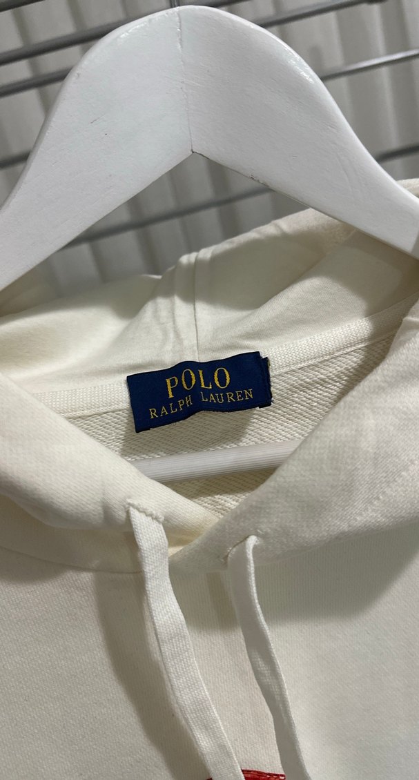 Beyaz Polo Bear Baskılı Sweatshirt - Görsel 3