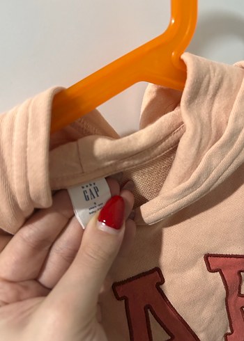 Gap Kız Çocuk Pembe Sweatshirt - Görsel 3