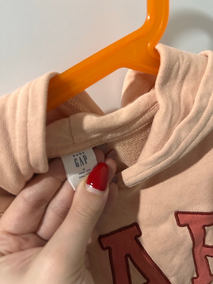 Gap Kız Çocuk Pembe Sweatshirt - Görsel 3