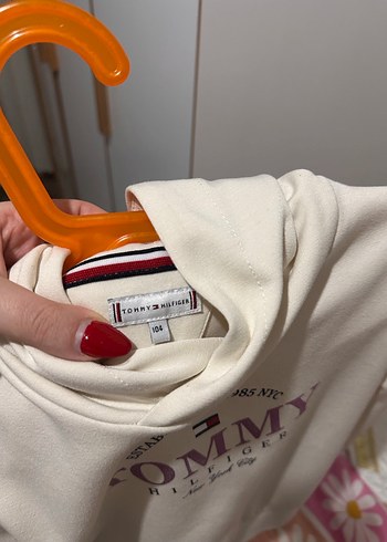 Tommy Hilfiger Beyaz Çocuk Sweatshirt - Görsel 3