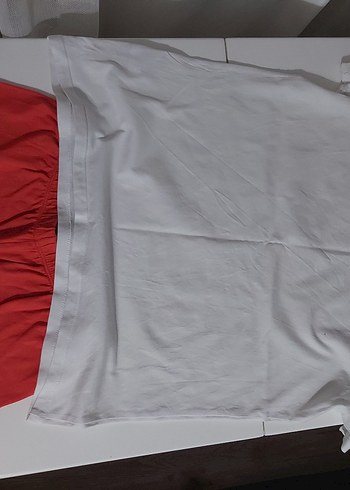 9 ve 10 yaş için  Kısa Kollu Kırmızı Erkek Pijama Takımı - Görsel 5