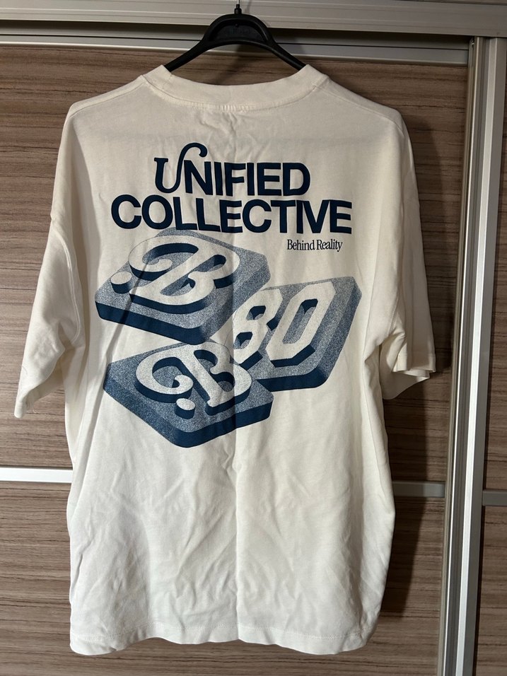 Zara Beyaz Pamuklu Baskılı Tişört - Görsel 2