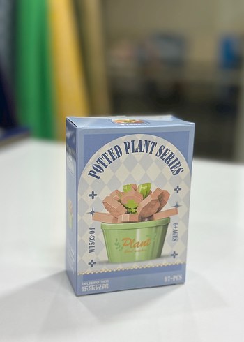 Pastel Renkli Saksı Bitkisi Lego Seti