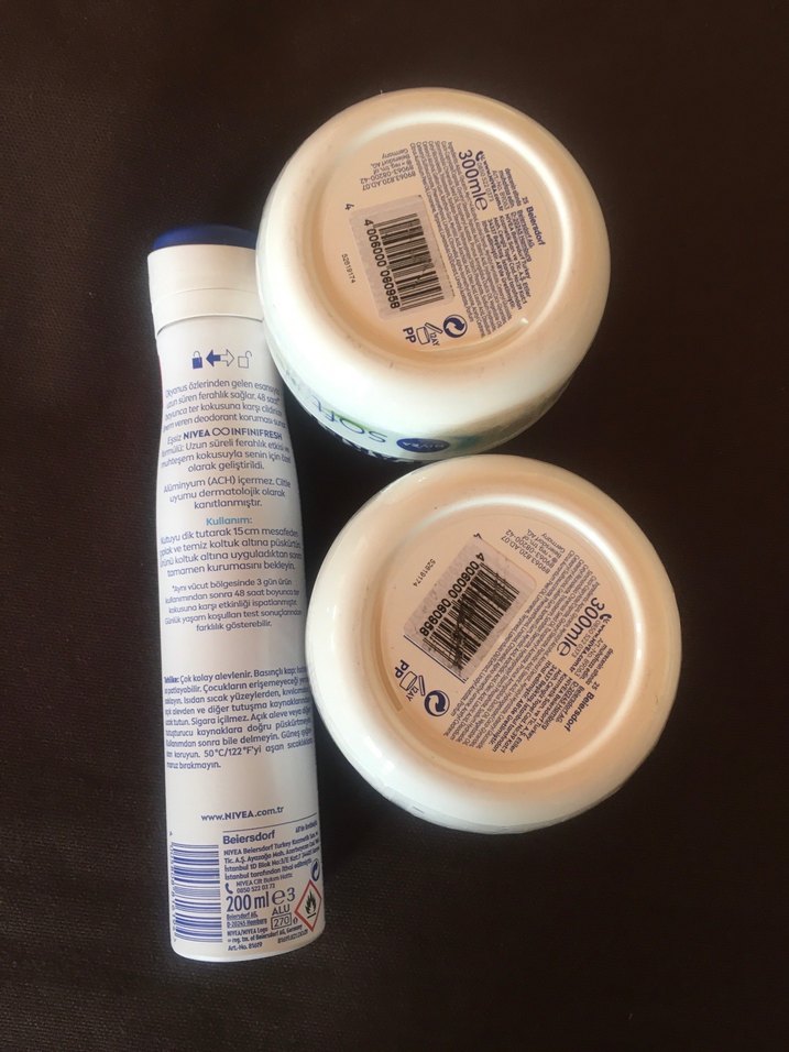 3 adet Nivea deodırant,krem 1+2+2 - Görsel 2