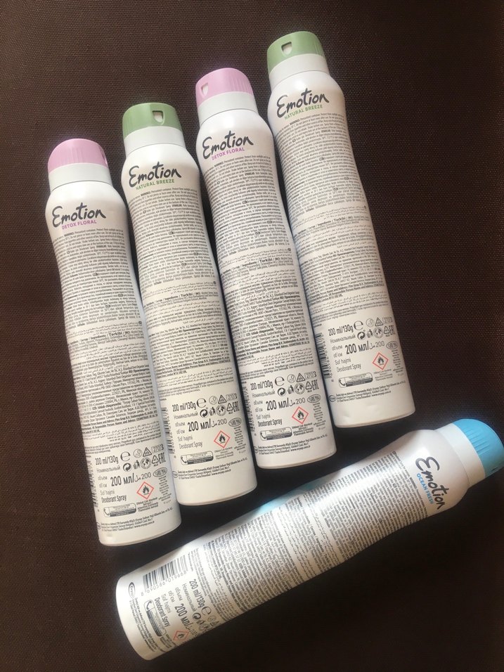 5 adet Emotion deodorant büyük boy 200ml. - Görsel 2