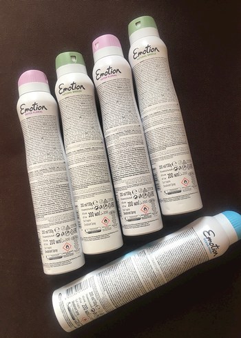 5 adet.Emotion deodorant büyük boy 200ml. - Görsel 2