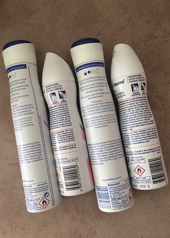 4 adet Nivea ve Rexona Kadın Deodorant Seti 72 Saat Koruma - Görsel 2
