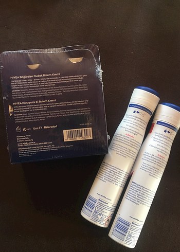 4 adet Nivea deodorant,el kremi,dudak parlatıcı - Görsel 2