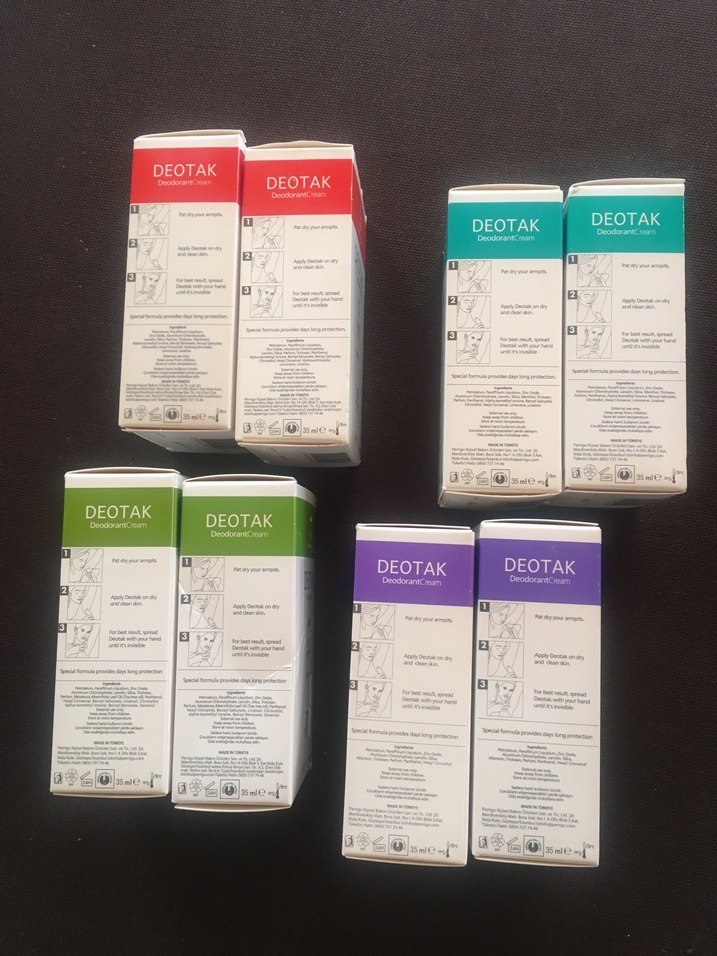 8 adet Deotak Kadın ve Unisex Deodorant Seti - Görsel 2