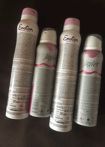 Kadın Deodorant Seti 4'lü Emotio & Jagler - Görsel 2