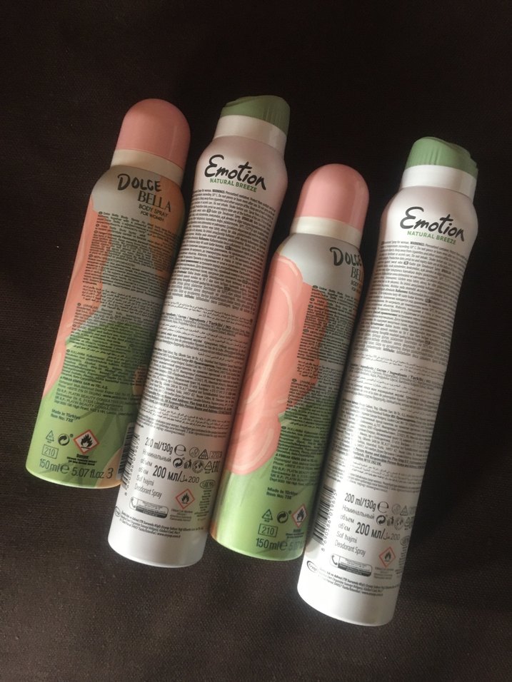 4 adet Emotion,dolce deodorant 2+2 - Görsel 2