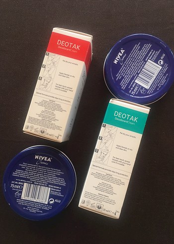 Deotak Unisex Krem Deodorant Seti - Görsel 2