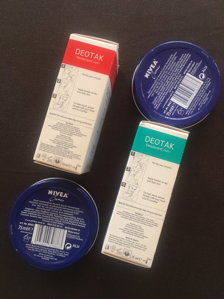 Deotak Unisex Krem Deodorant Seti - Görsel 2
