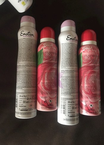 4 adet Emotion Detox Floral ve Dolce Luna Kadın Deodorant 2+2 - Görsel 2