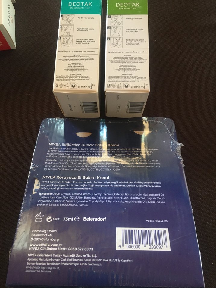 Nivea ve Deotak Unisex Deodorant ve Bakım Seti - Görsel 2