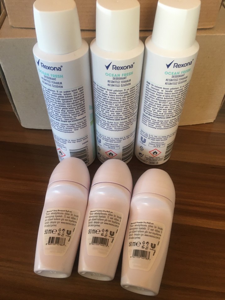 6 adet Rexona deodorant,Roll onn 3+3 - Görsel 2