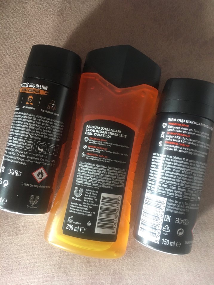 Axe Deri ve Kurabiye, Copper Santal Erkek Deodorant Seti - Görsel 2