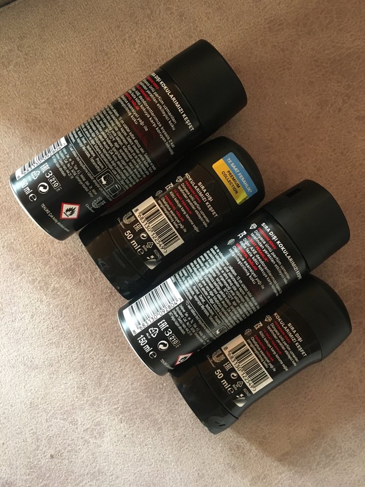 4 adet  Axe Cherry Spritz Erkek Deodorant ve Roll-On set 2+2 - Görsel 2